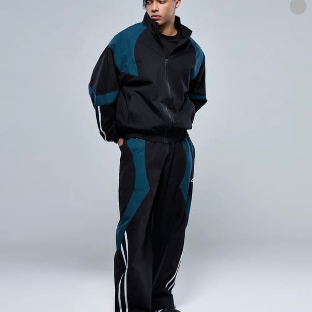 신상 피지컬가먼츠 P2514+P2515 배색 윈드브레이커 XL세트.