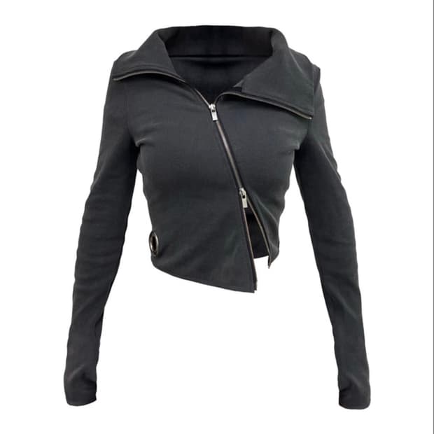 KIMYO Unbal full zipup top 키묘 언발 풀집업 탑