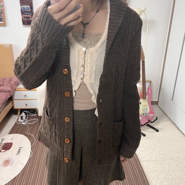 빈티지 모리걸 가디건