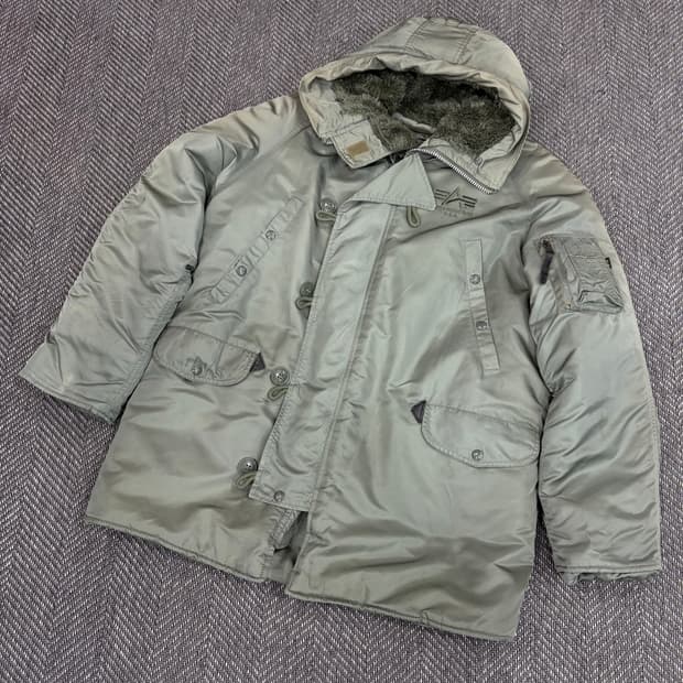 알파인더스트리 N3B 파카 카키