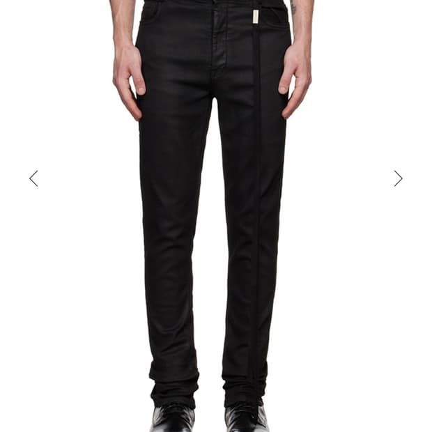 앤 드뮐미스터 블랙 와웃 5 포켓 컴포트 스키니 트라우저 32