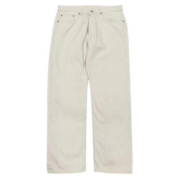 ARKET 아르켓 코코넛 화이트 코튼 팬츠 바지 블랙 34