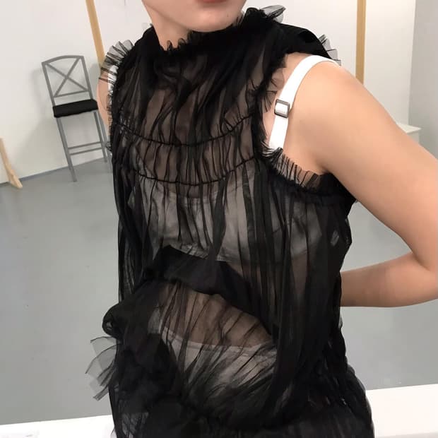 2024 shasha black dress + inner dress