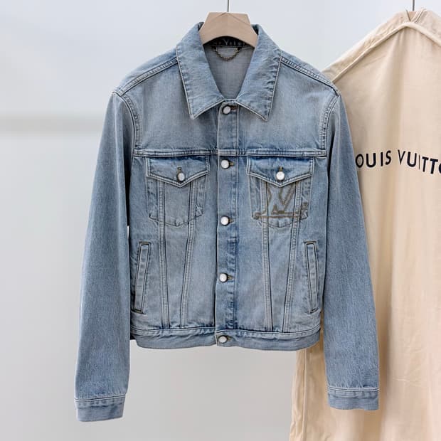 [S+급/48] 24FW 루이비통 LV 데님 트러커 청자켓