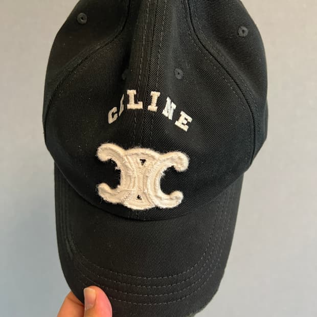 셀린느 블랙 볼캡 모자(L사이즈)