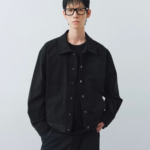 [새제품] 빅유니온 몰스킨 코치 자켓 블랙 S