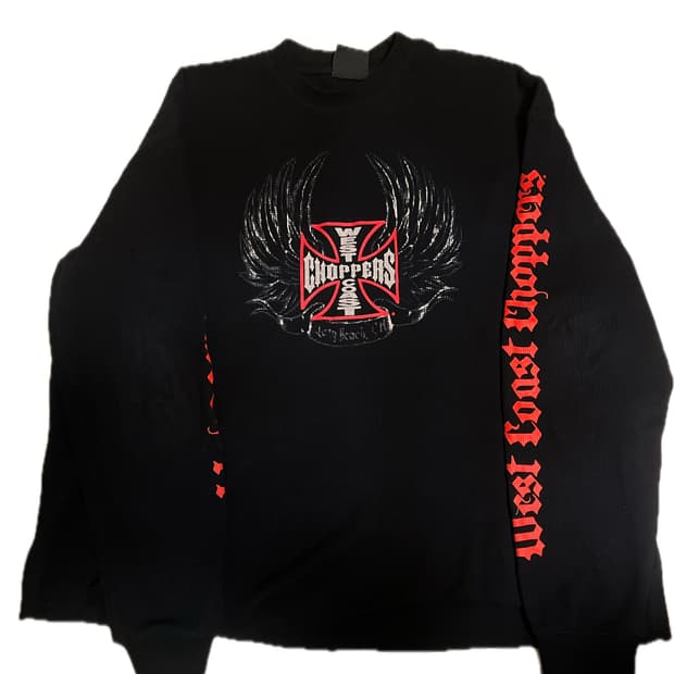 00s’ West Coast Choppers thermal knit