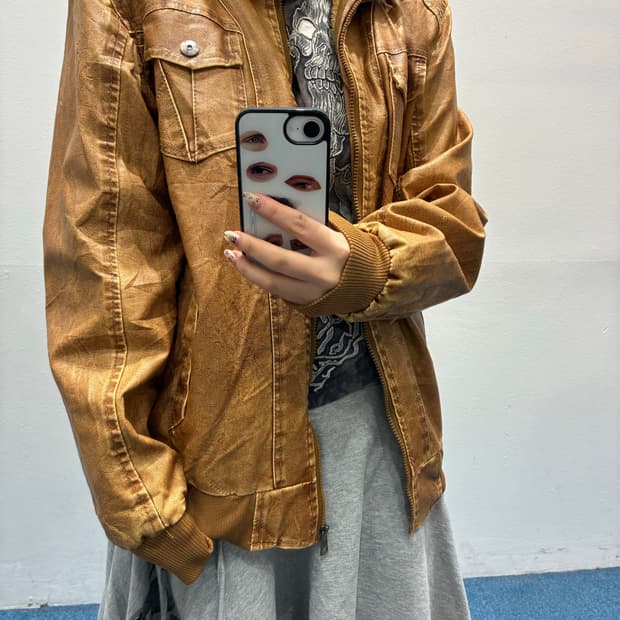 빈티지 레더자켓