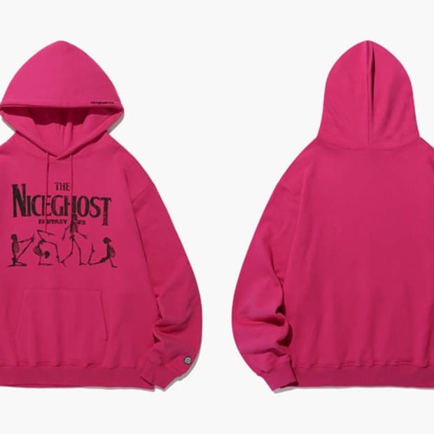 나이스고스트클럽 스켈레톤 후디 후드티 논기모
