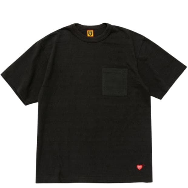 휴먼메이드 블랙 포켓 반팔 티셔츠 XXL