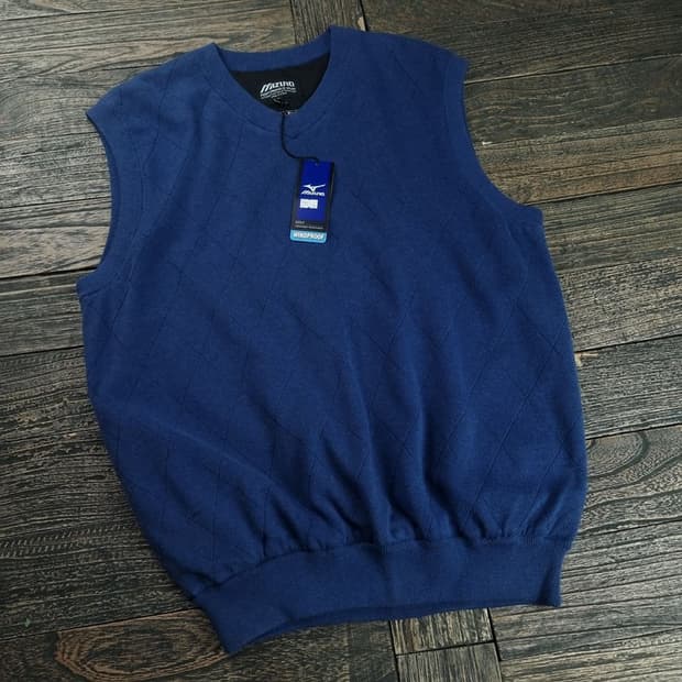 [미즈노 ](새상품) 빈티지 브이넥 니트 베스트 조끼 M18823