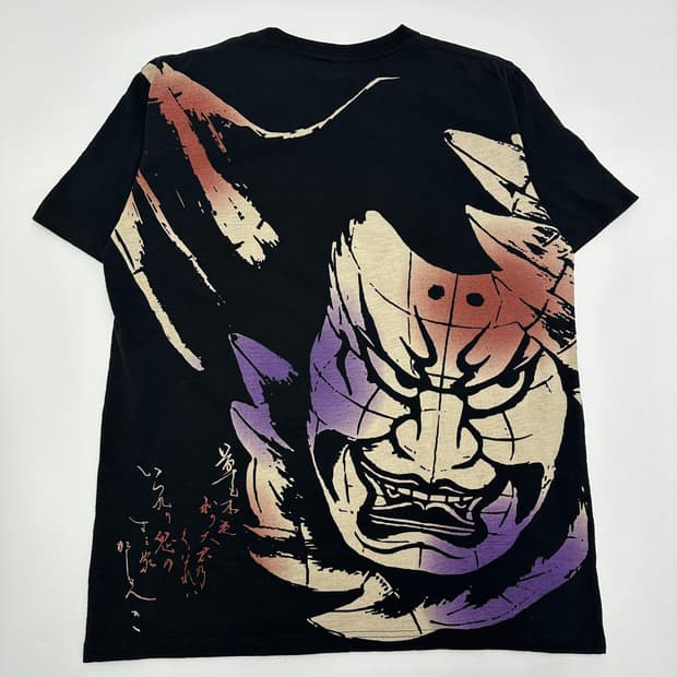 Japanese 일본 네부타 마츠리 프린팅 반팔티셔츠