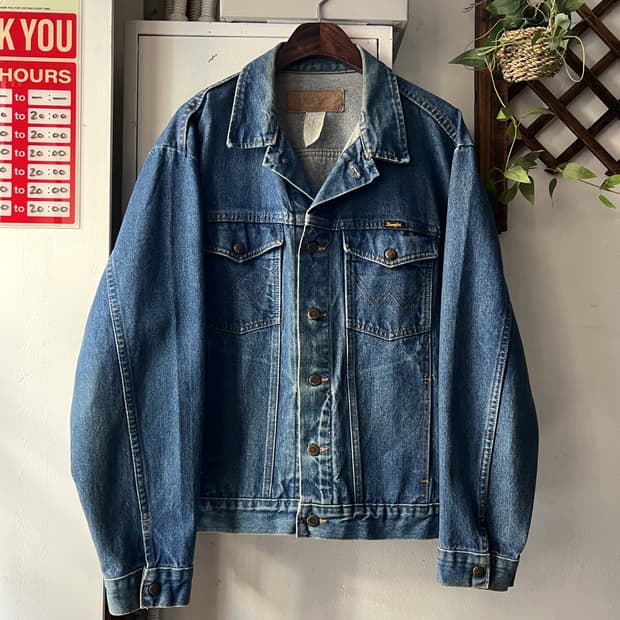[L]90's Wrangler USA 랭글러 빈티지 데님 트러커 자켓