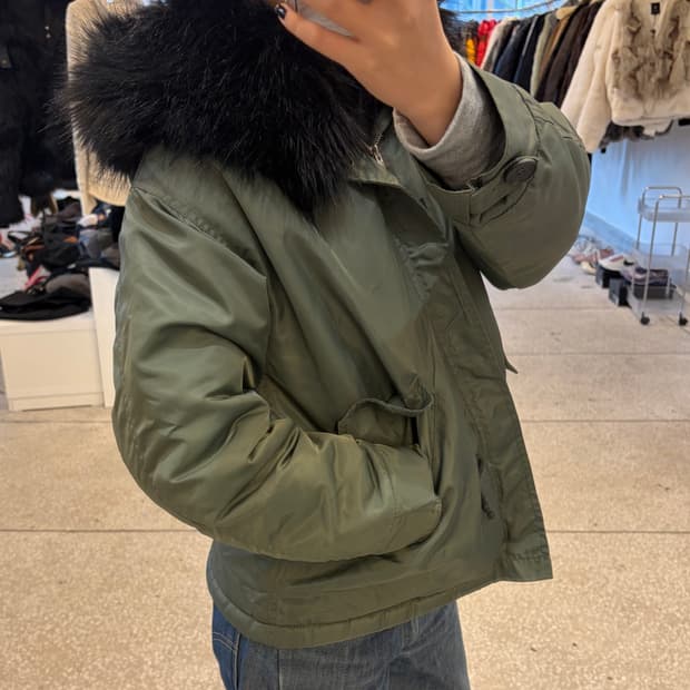 my name is Chloe Fur Trim Hooded Jacket