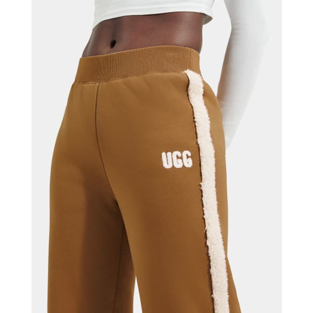 UGG 어그 플리스 양털 팬츠 방한 패딩 스키 겨울 브라운 체스넛 XS