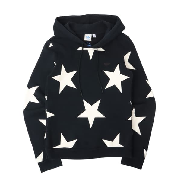 아디다스 스타 패턴 후드티