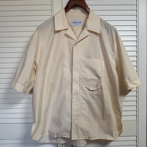 23SS 솔리드옴므 반팔 셔츠 48 우영미