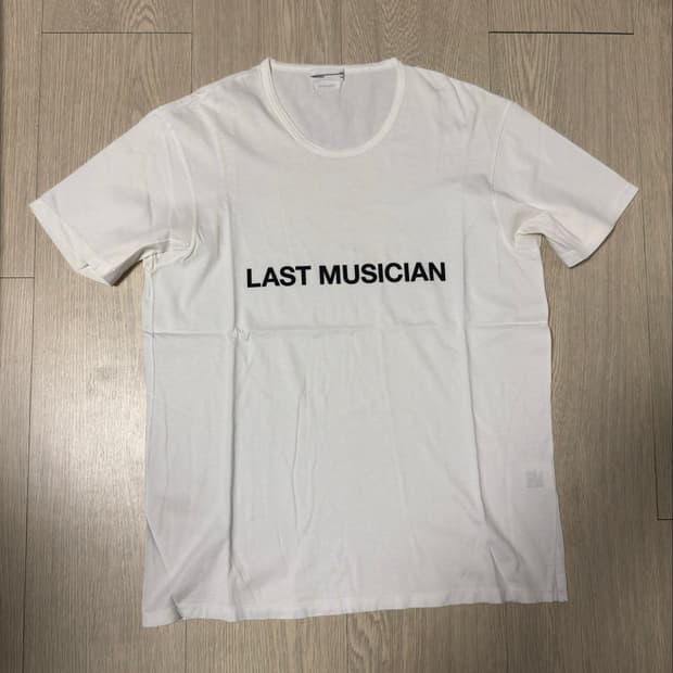 라드 뮤지션 LAST MUSICIAN 티셔츠 화이트 S