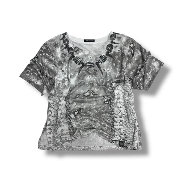 chain printed top