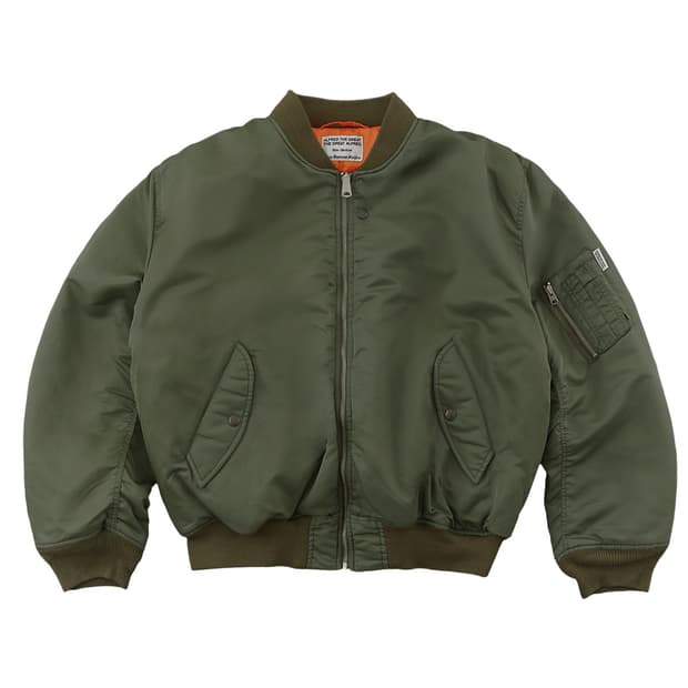 알프레드 리버시블 패치워크 봄버 MA1