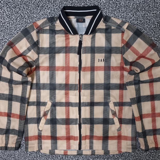 [무료배송][140]닥스 키즈 체크 매쉬 점퍼