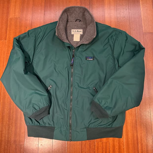 엘엘빈 웜업자켓 그린 L사이즈