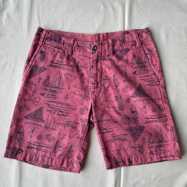 폴로 랄프로렌 노티컬 치노 쇼츠 페이디드 핑크 32