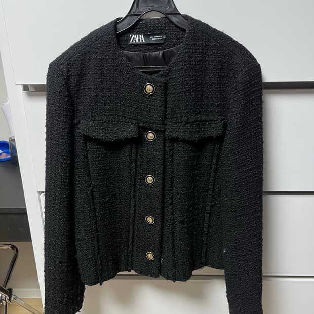 자라 트위드 자켓 미듐