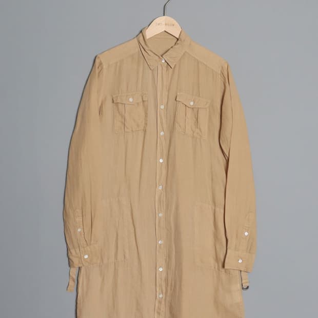 MACPHEE Linen Shirt One-Piece