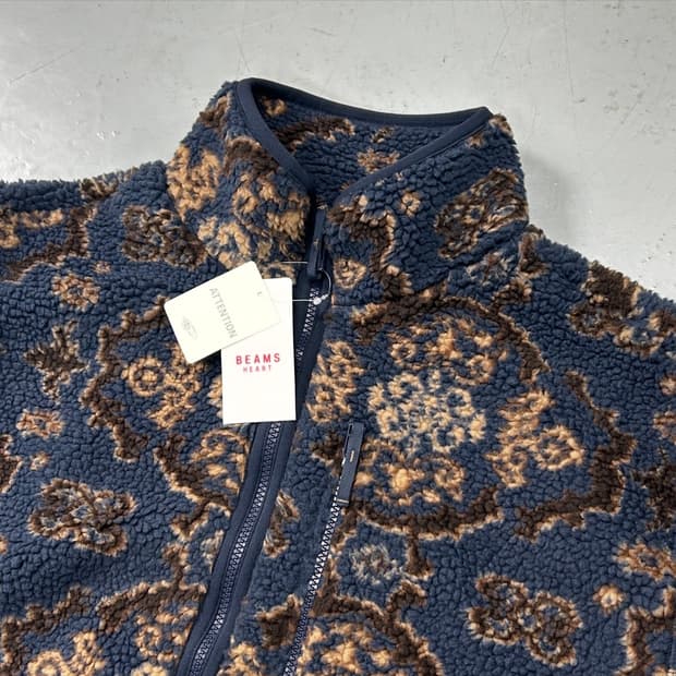 새상품) 빔즈하트 다마스크 플리스 자켓