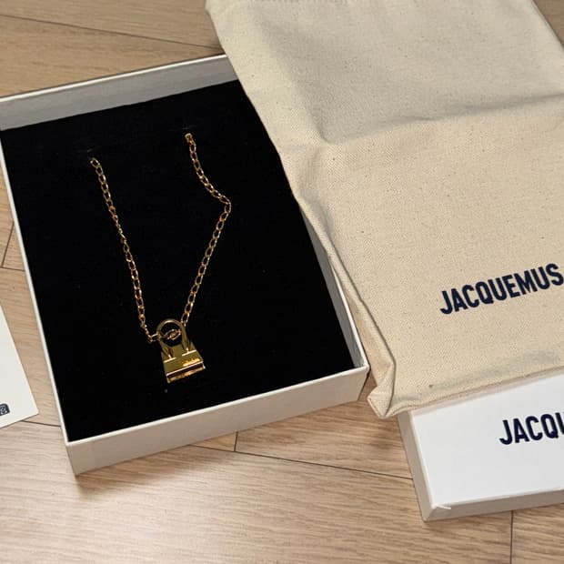 정품 자크뮈스 목걸이 르치키토 네크리스 풀박스 라이트 골드