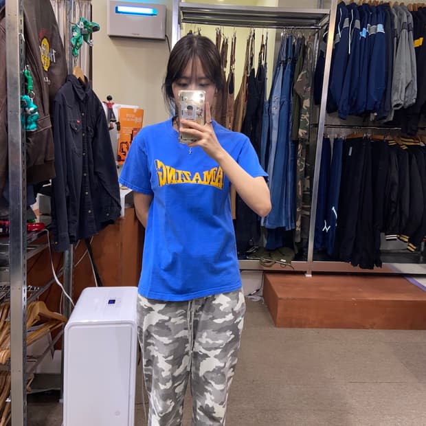 (S) Hanes 헤인즈 프린팅 반팔티 