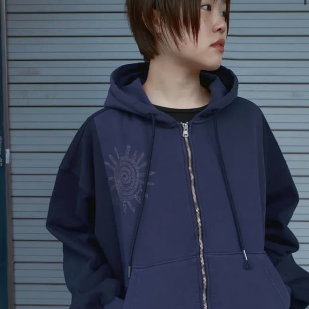 카락터 후드집업 01 사이즈