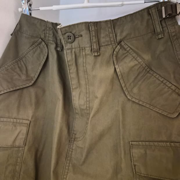 빔즈보이 여성 롱 카고 치마