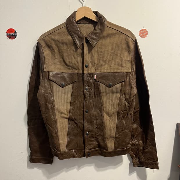 웨어하우스 웨스턴 레더 가죽 자켓