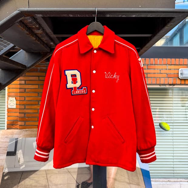 80s USA Wool Varsity Jacket