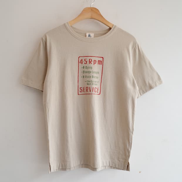 45rpm 프린팅 티셔츠 