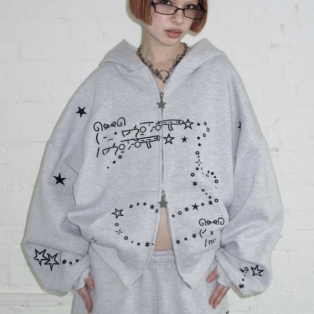 네임드 콜렉티브 후드집업 그레이