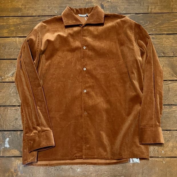 오라리 AURALEE 핀크스 코듀로이 셔츠