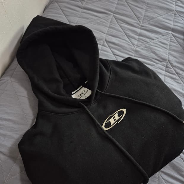 본투윈 라인 후드티