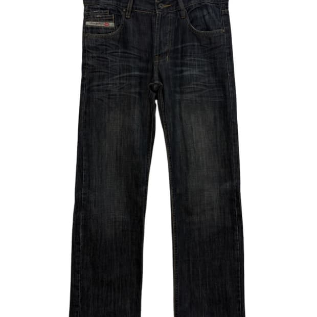Diesel 워시드 스트레이트 데님