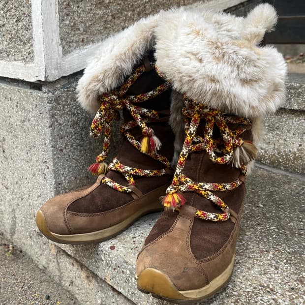 히피 스트랩 포인트 어그부츠