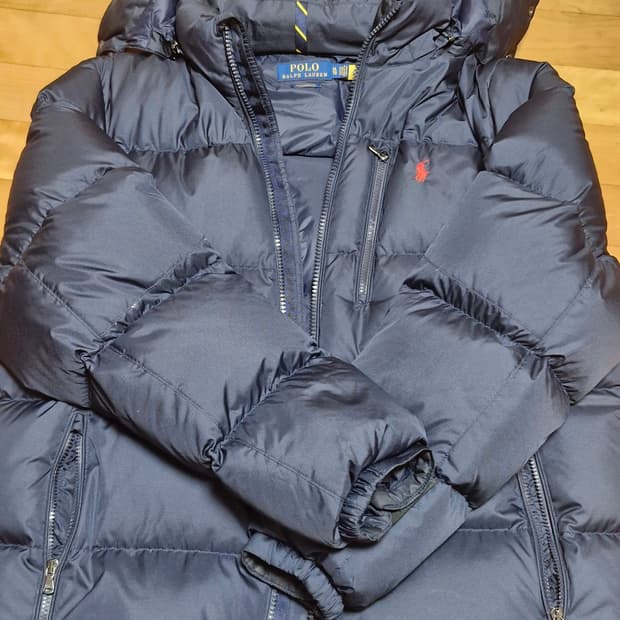 폴로 랄프로렌 고햄 다운 패딩(XL)