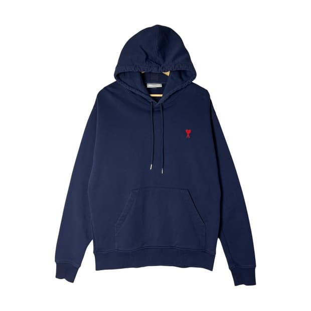 [AMI] 아미 스몰 하트 로고 후드티