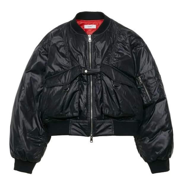엘씨디씨 BOMBER PUFFER JACKET BLACK