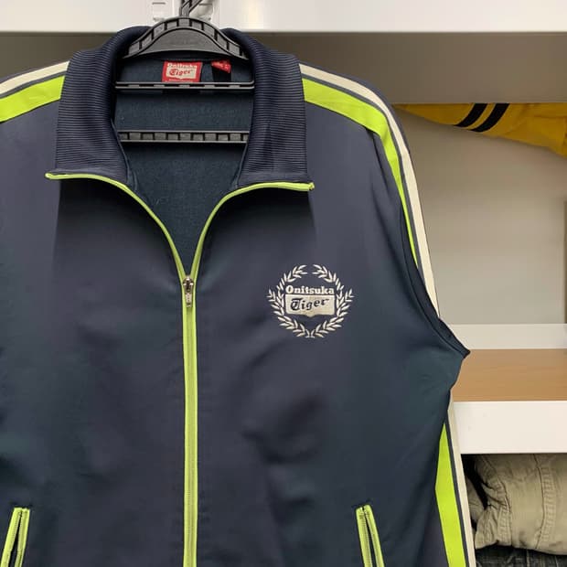 [XL] 오니츠카 타이거 트랙탑 져지