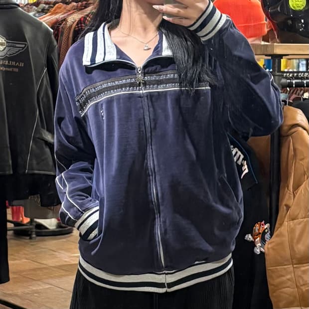 [HI] VTG 벨벳져지 딥인디고