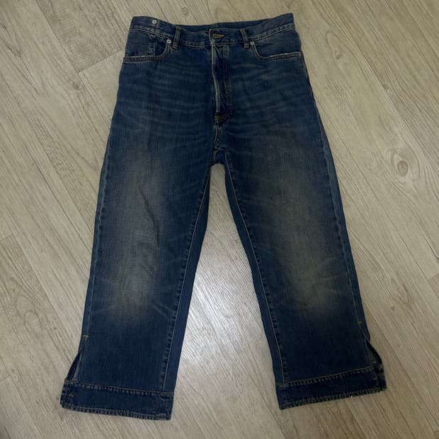 마르지엘라 컷오프 데님팬츠