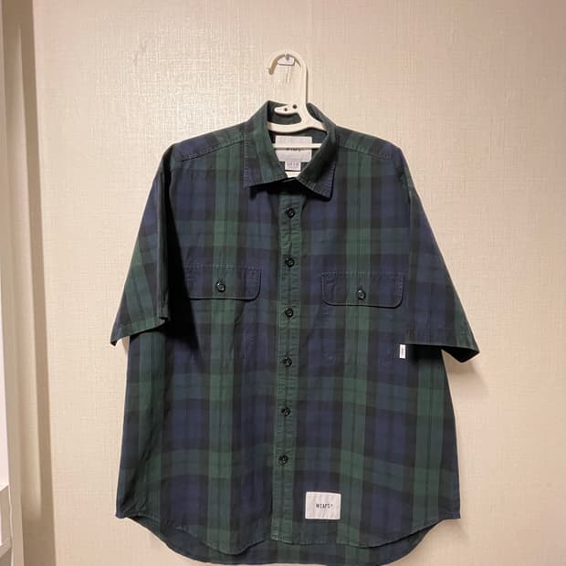 더블탭스 WTAPS WCPO 체크셔츠 2사이즈