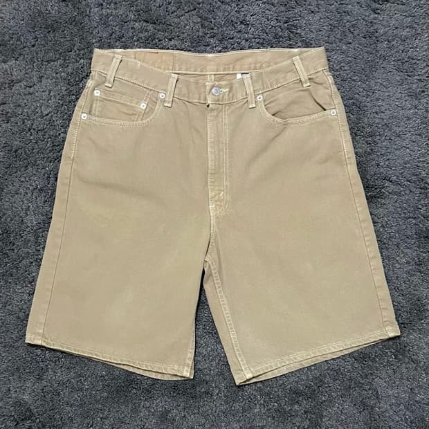 빈티지 리바이스 550 데님 쇼츠 36